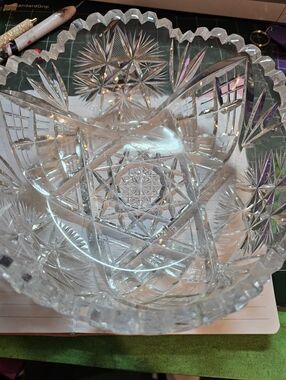 Beautiful Crystal Fruit Dish
